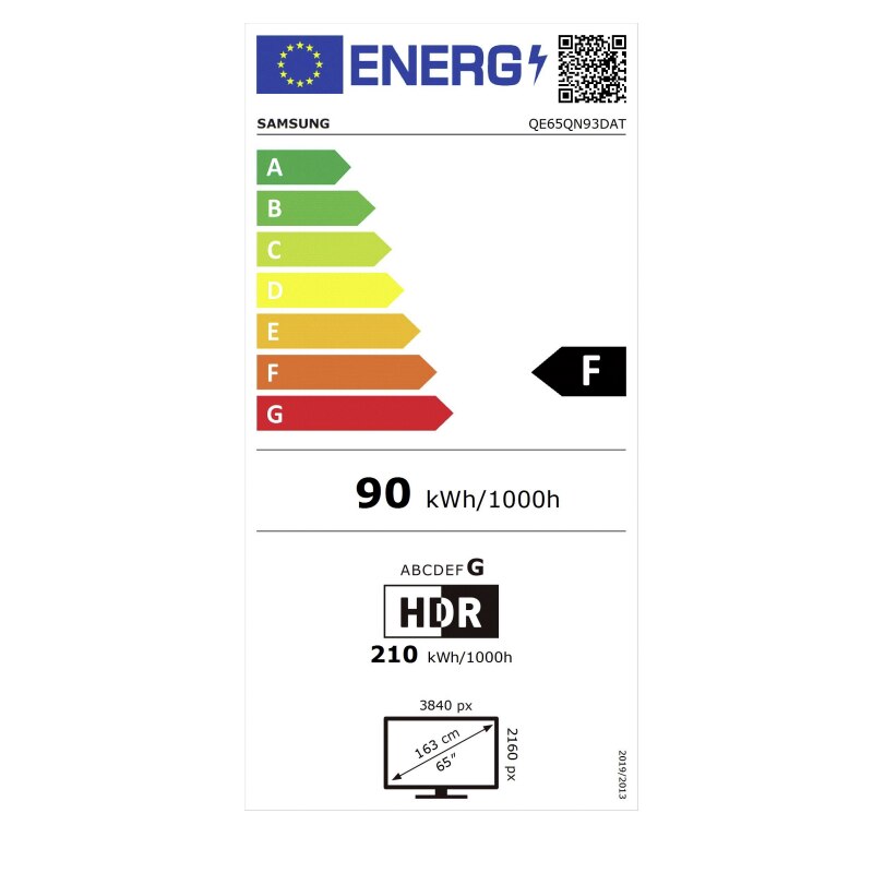 Televizor Samsung Neo QLED QN93DATXXN, 163 cm, Smart TV
