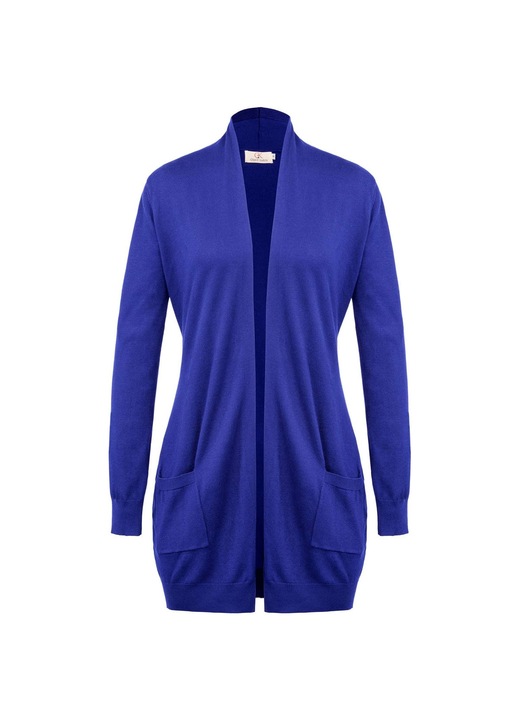 Női kardigán, Jormftte, kötött, kék, viszkóz, S INTL