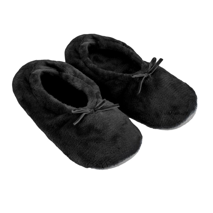 Зимни домашни чехли Черни, Черен, 36-38