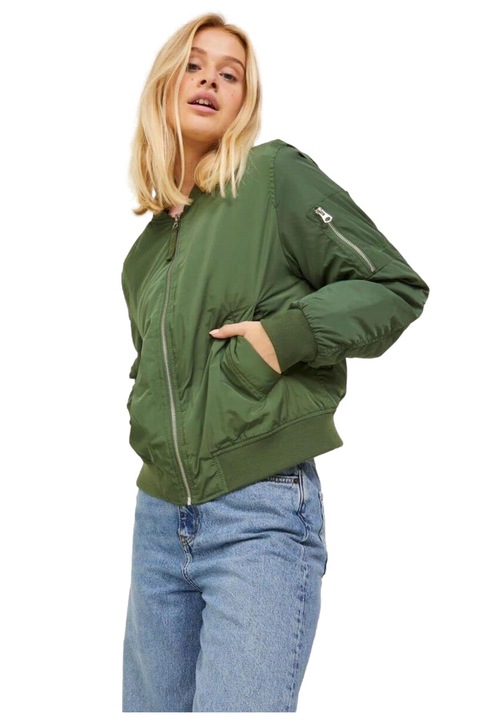 Jacheta dama JJXX Squad Bomber, Verde masliniu