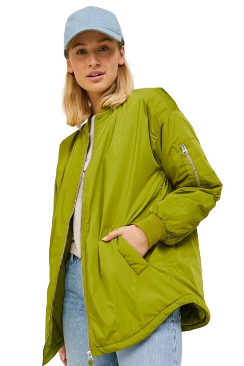 Jacheta dama JJXX Smooth Bomber, Verde