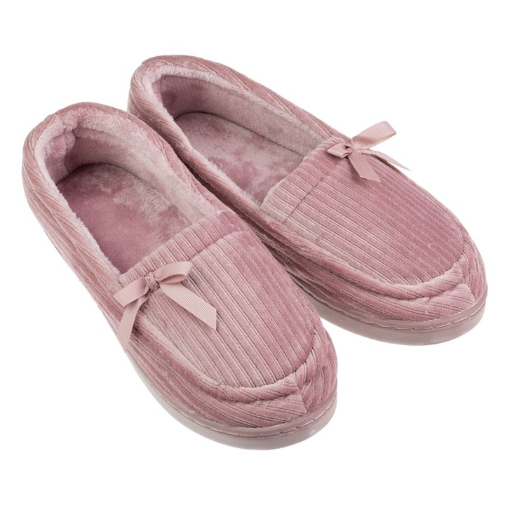 Зимни домашни чехли, розови, Розово, 39-40