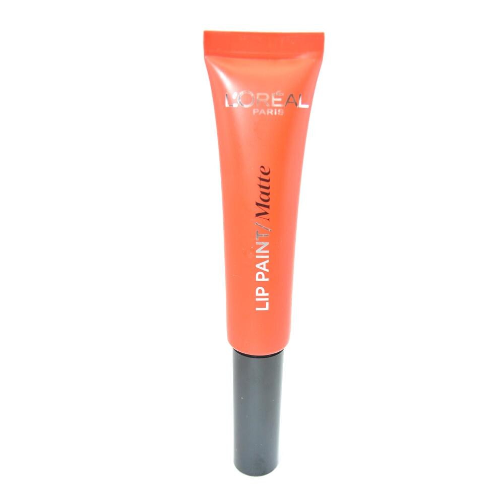 Ruj lichid mat L'Oreal Lip Paint Lacquer/Matte - Tangerine Vertigo