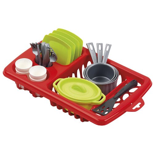 Set Ecoiffier de Vase cu Uscator pentru Bucatarie