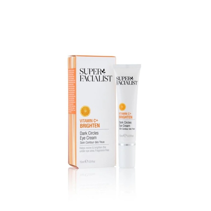 Crema de ochi Super Facialist Vitamin C+, 15ml, anti-imbatranire, reduce cearcanele, fara parabeni