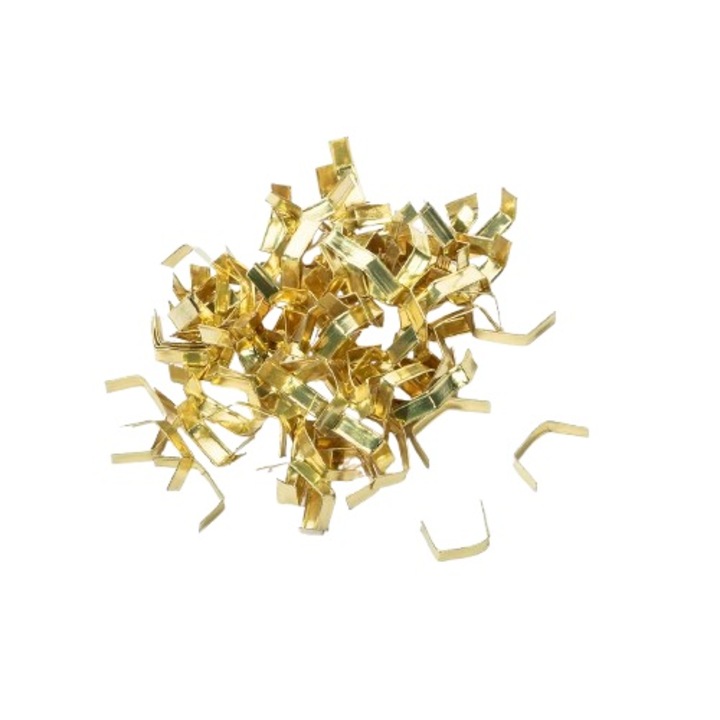 Set banda clipband pretaiata, preformata aurie 45x8 mm, 100 buc