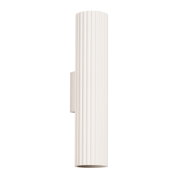 Lampa de perete Karbon bej din aluminiu cu 2 becuri tub minimalista de interior