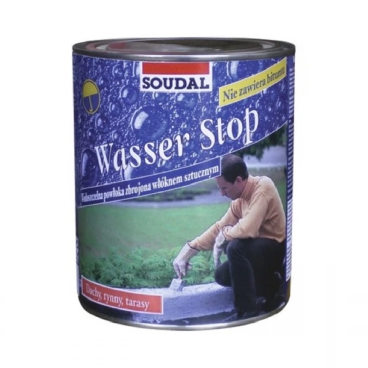 Pasta hidroizolanta Soudal Wasserstop, 4 kg