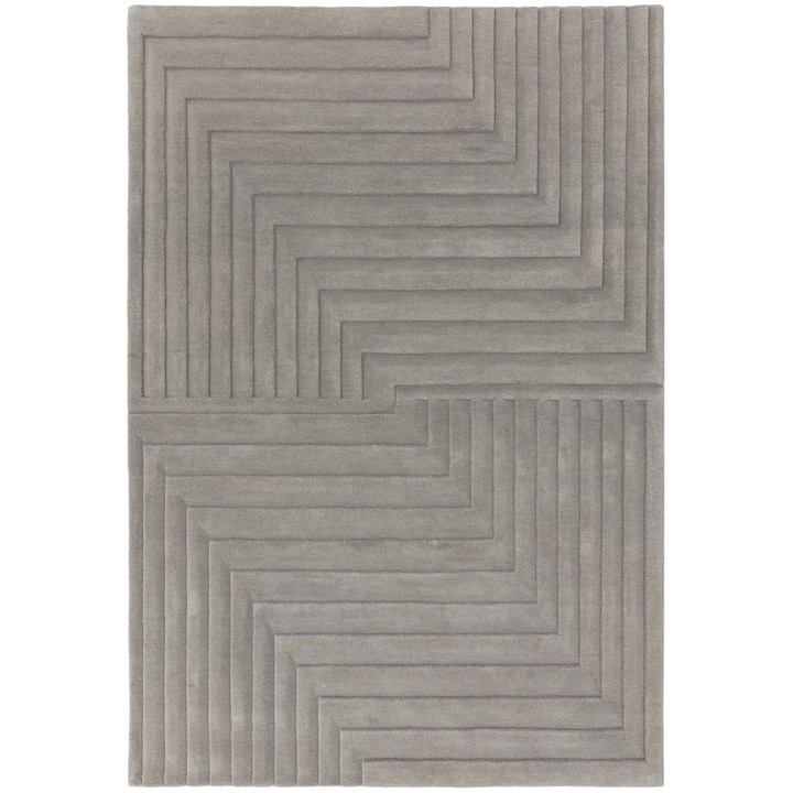 Asy form rug 200x290cm silver szőnyeg