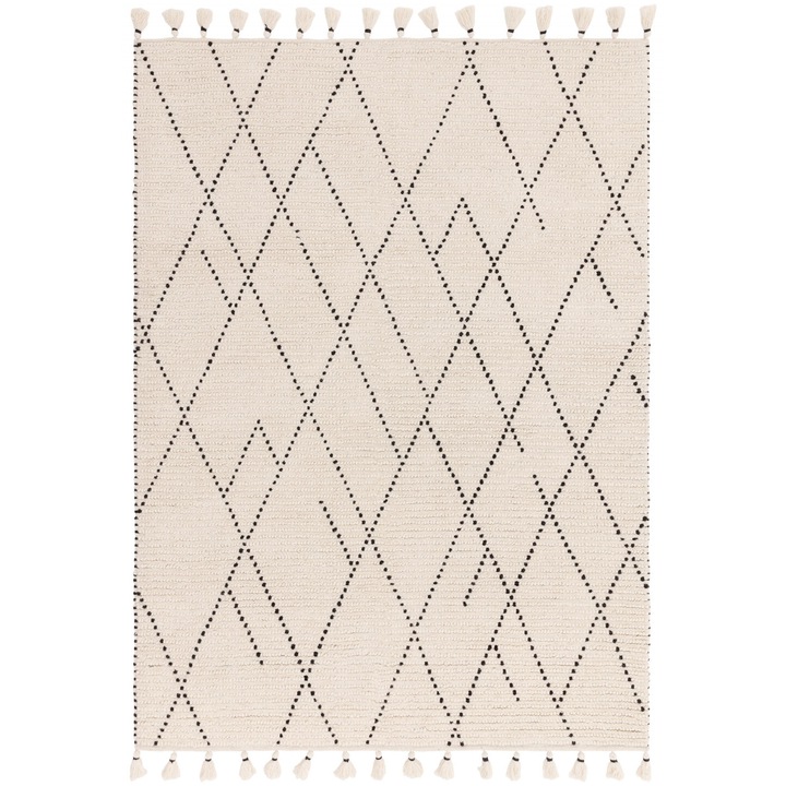 Asy nepal 200x290cm cream/black linear rug szőnyeg