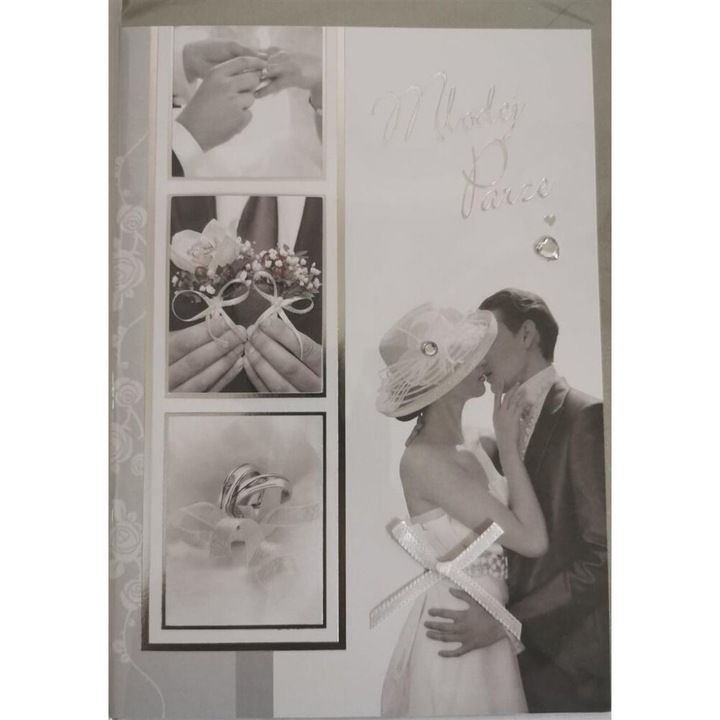 Esküvői karnet B6 Premium 40 + borító, Panoráma, 176x125mm