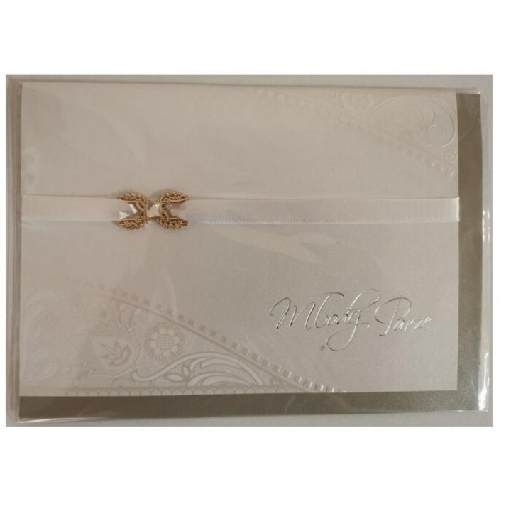 Esküvői kártya B6 Premium 26 borítóval, panoráma, 176x125mm