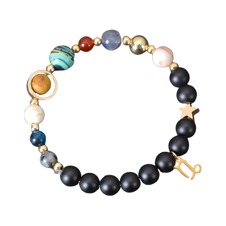 Bratari cu Farmece Zodiacale pentru Femei 12 Constatii Bratara cu Margele de Cristal Vindecator Cadouri de Ziua de Nastere Zodiacale Bratara Spirituala (Capricorn)