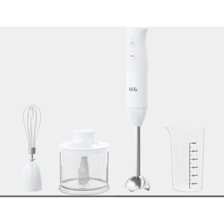 Set mixer manual AEG HB416CW, alb, 600 wati