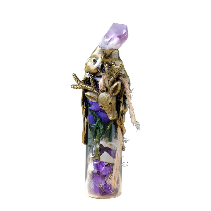 Piatra cruda de cristal natural, piatra zdrobita colorata pentru decoratiuni de sticla de dorinta, sticla cu cristal demagnetizant(Ametist)