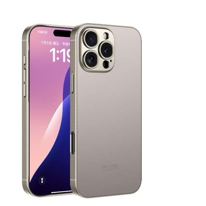 Кейс за Apple iPhone 16 Pro Max, Ultra thin Agora, Titanium Grey