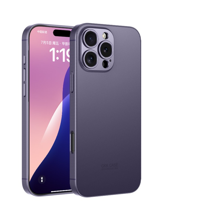 Telefontok, Apple iPhone 16 Pro Max készülékhez, Ultra vékony, Agora, lila