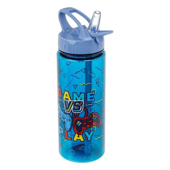 Sticla de Apa pentru copii, AVA, 0% BPA – Mecanism Flip Top – Model Gaming, 500ml
