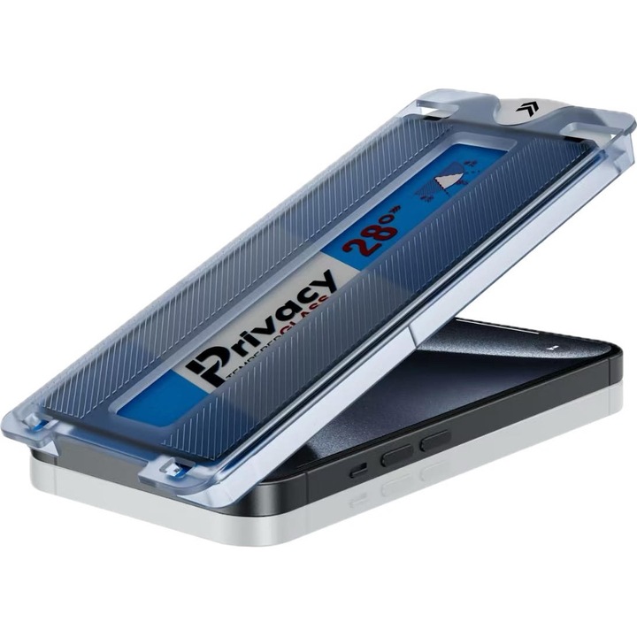 Защитно фолио за телефон, ESD, Защитено стъкло, За iPhone 15, Privacy