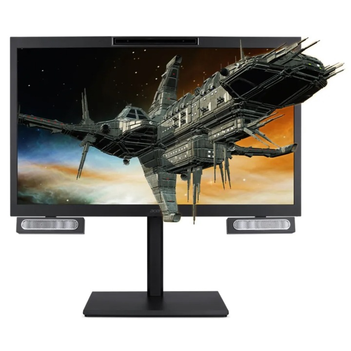 Monitor AHVA LED Acer 27" ASV27-2P, UHD 3840 x 2160, HDMI, DisplayPort, hangszórók, 160 Hz, 5 ms fekete