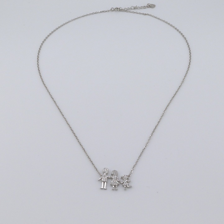 Colier din argint 925 cu zirconiu MODEL 24B07020