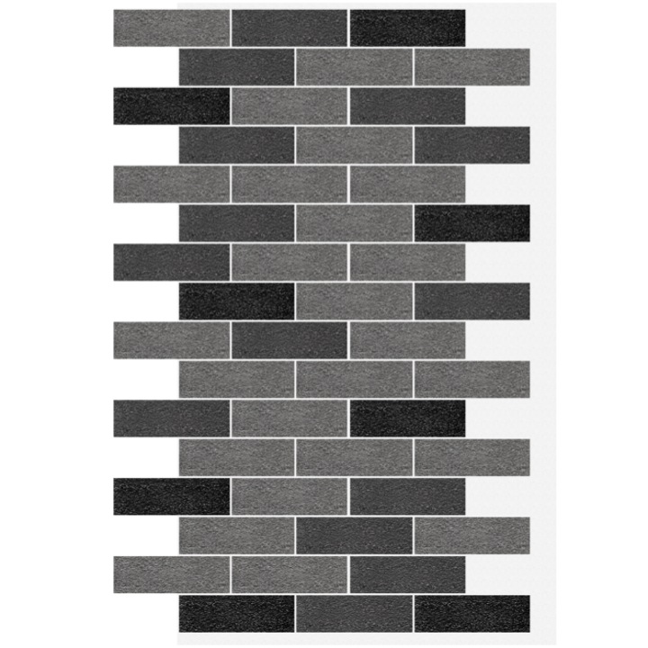 Placi decorative, AMK Mix-241, 10 foi - 9mp, panou decorativ flexibil din Marmura forma caramida