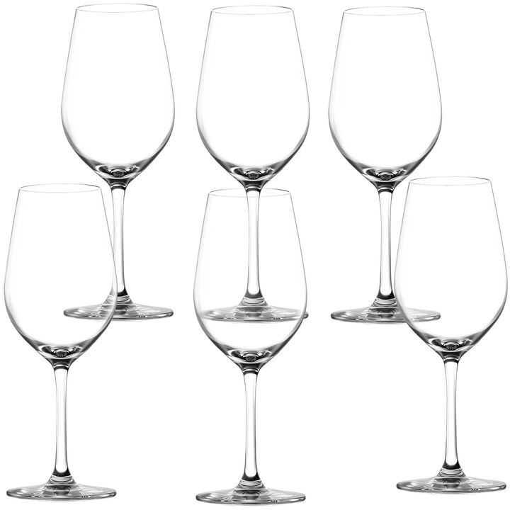 Set 6 pahare cu picior pentru vin alb LUCARIS TOKYO 365ml CHARDONNAY
