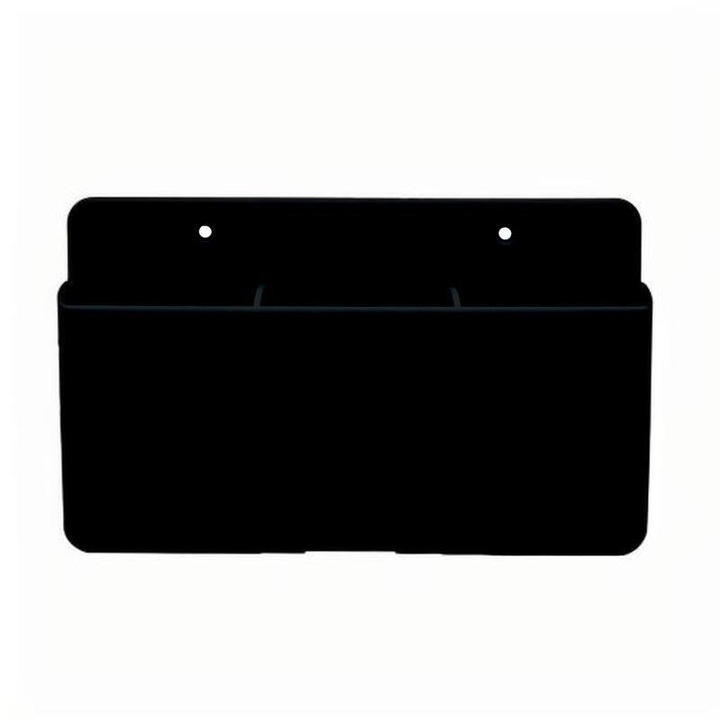 Organizator de perete 3 in 1 pentru telecomenzi, fara gaurire, suport de perete pentru telefon si telecomanda, detasabil, negru