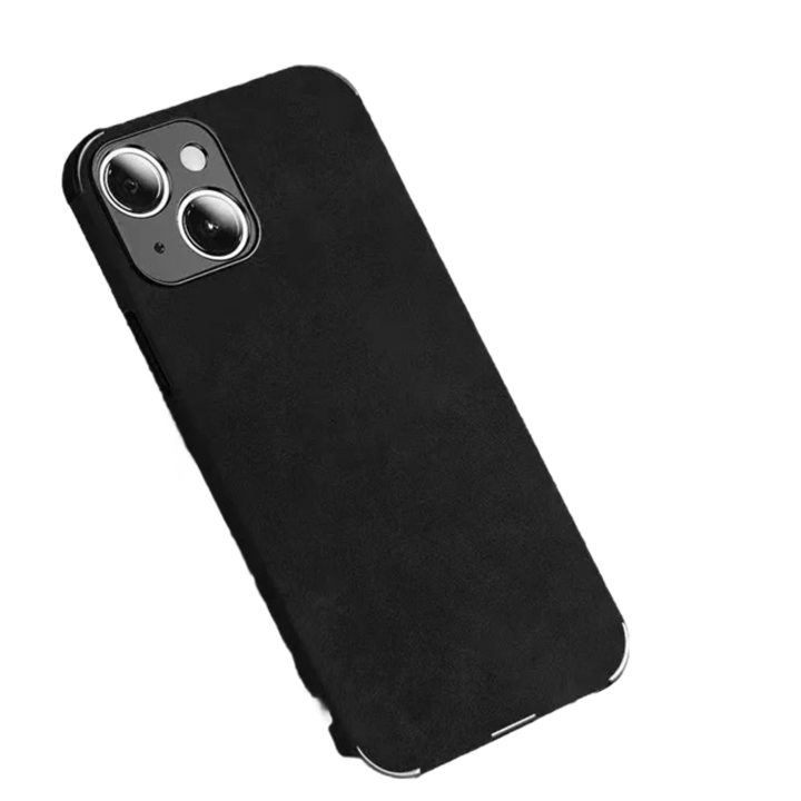 Telefontok, matt, ökológiai bőrből, iPhone 15-höz