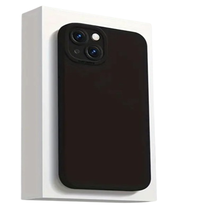 Telefontok, puha, fekete, iPhone 15-höz