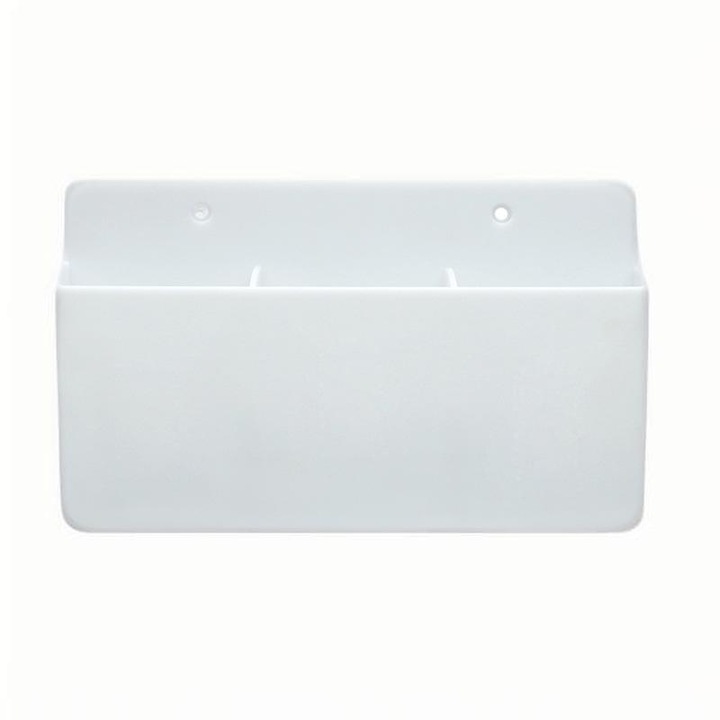 Organizator de perete 3 in 1 pentru telecomenzi, fara gaurire, suport de perete pentru telefon si telecomanda, detasabil, alb