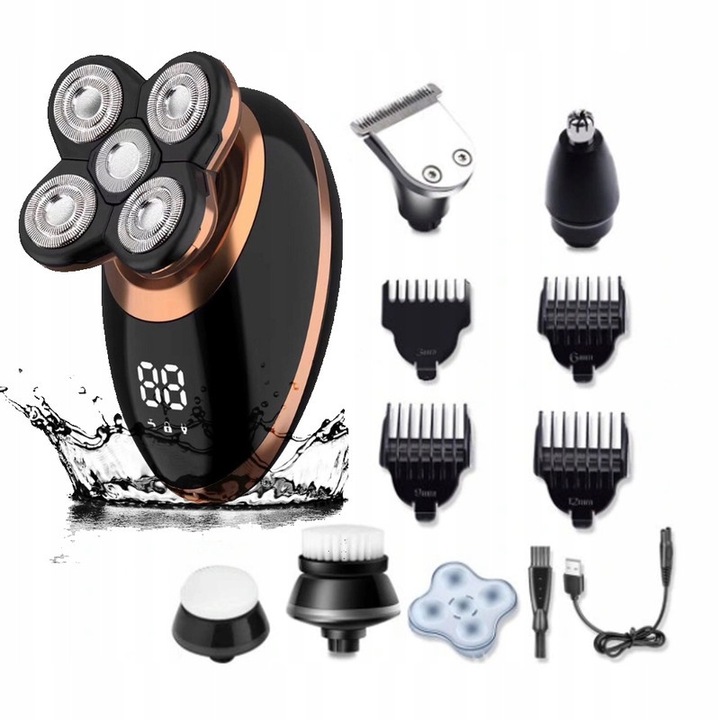 Електрическа самобръсначка Zree 5 в 1, черен