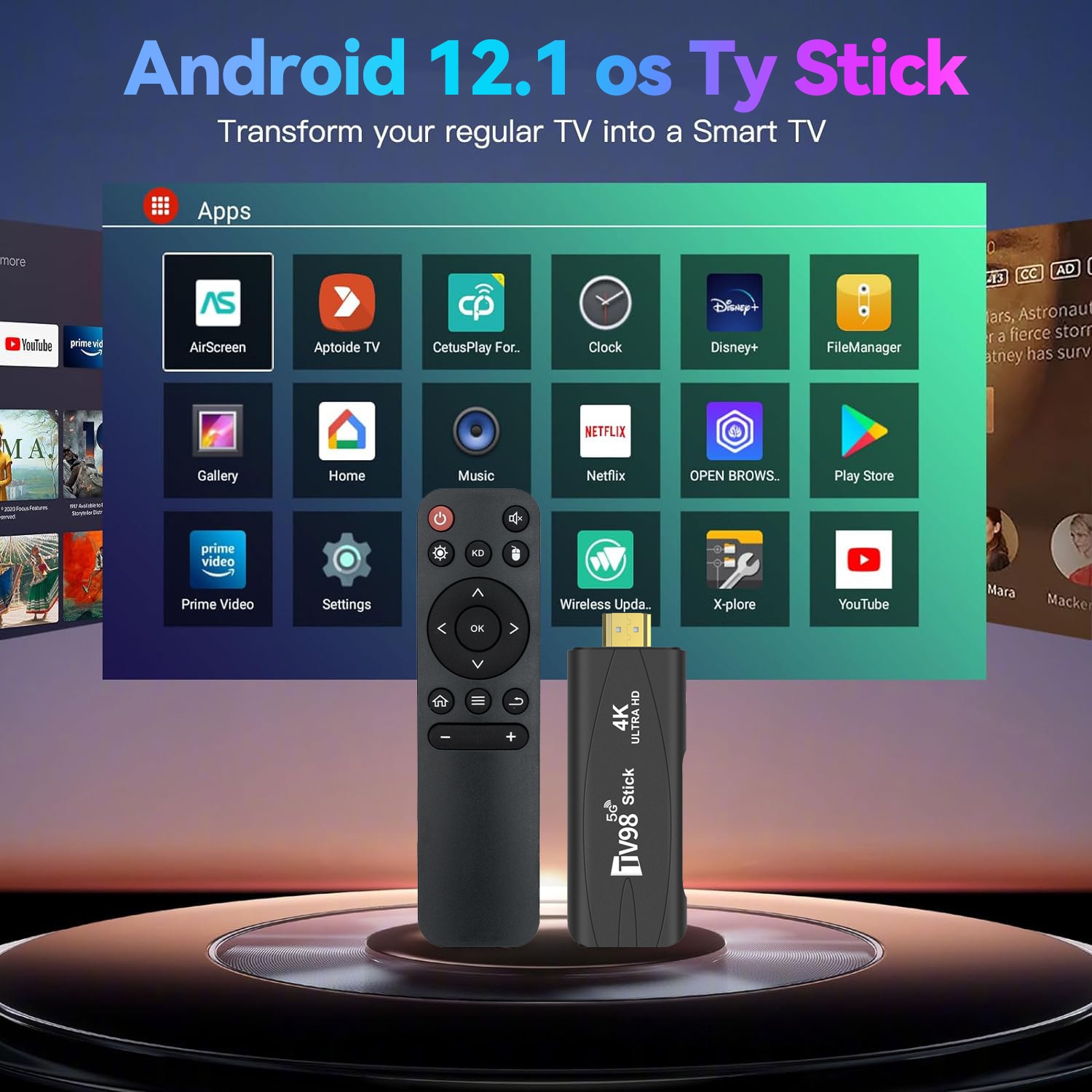 Firestick Aptoide Tv Nvidia Shield Mediaplayer TV Stick 4K