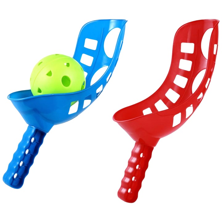 TasyPins 2 részes kanálos játékkészlet, strapabíró műanyag, 5 év feletti gyerekeknek, szabadtéri tevékenységekhez