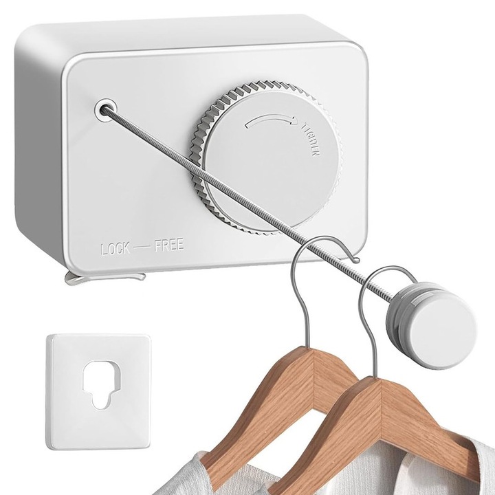 Szárítógép, 4,28 m, kapacitása 20 kg, beltéri/kültéri, fehér