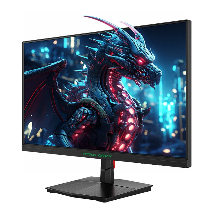 LCD Monitors, TITAN ARMY P2510H Gaming Monitor, 24.5'' HVA Fast LCD Panel, 1920*1080, 240Hz Refresh Rate, 1ms GTG, HDR10, 99%sRGB, Adaptive-Sync, Dynamic OD, Ultra-Fast Game Mode, 10 Scene Modes, PBP&PIP Split Screen, Low Blue Light, VESA Wall Mounting