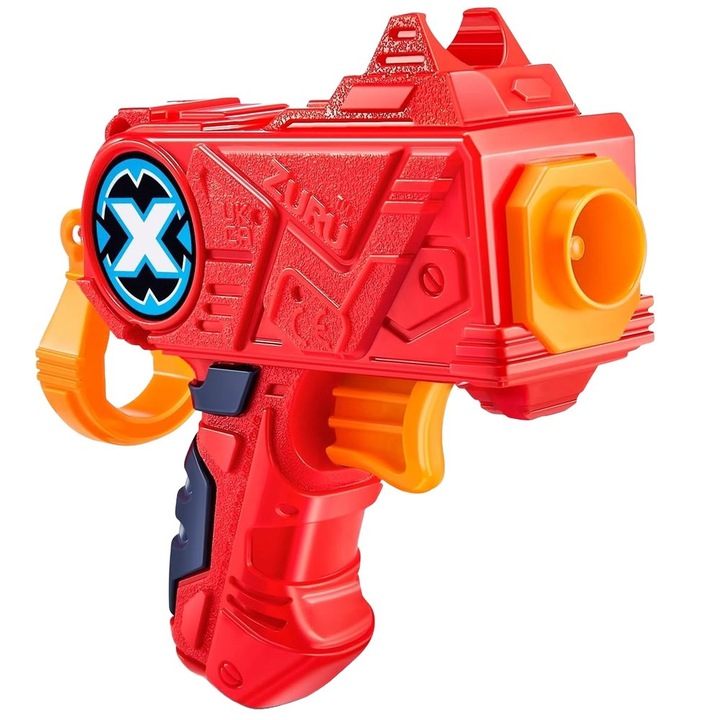 Комплект бластерни пистолети, X-Shot, с 8 куршума, достигащи до 24 метра, червени, за деца