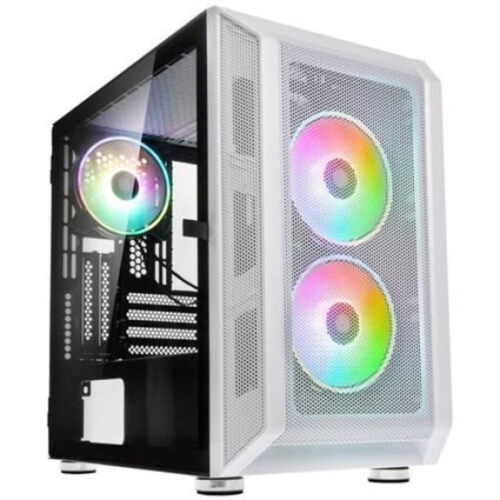 Кутия KOLINK Citadel Mesh micro Tower, 2x 3.5", 3x 2.5", многоцветно осветление, 375x400x230mm