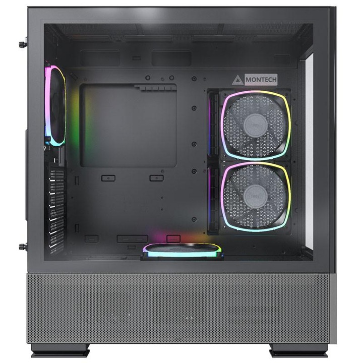 Компютърна кутия MONTECH SKY TWO ARGB, TG, Mid-Tower Черна MONTECH-CASE-007