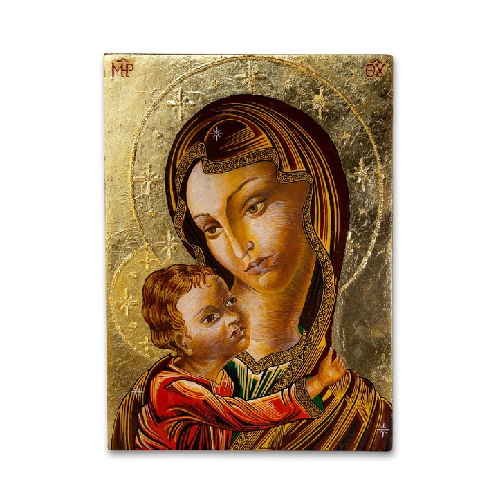 Szűz Mária ikonja a babával