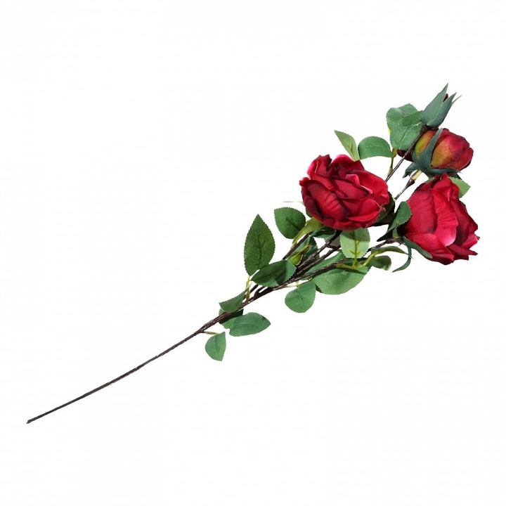 Flori artificiale, bujori, 70 cm, bordo