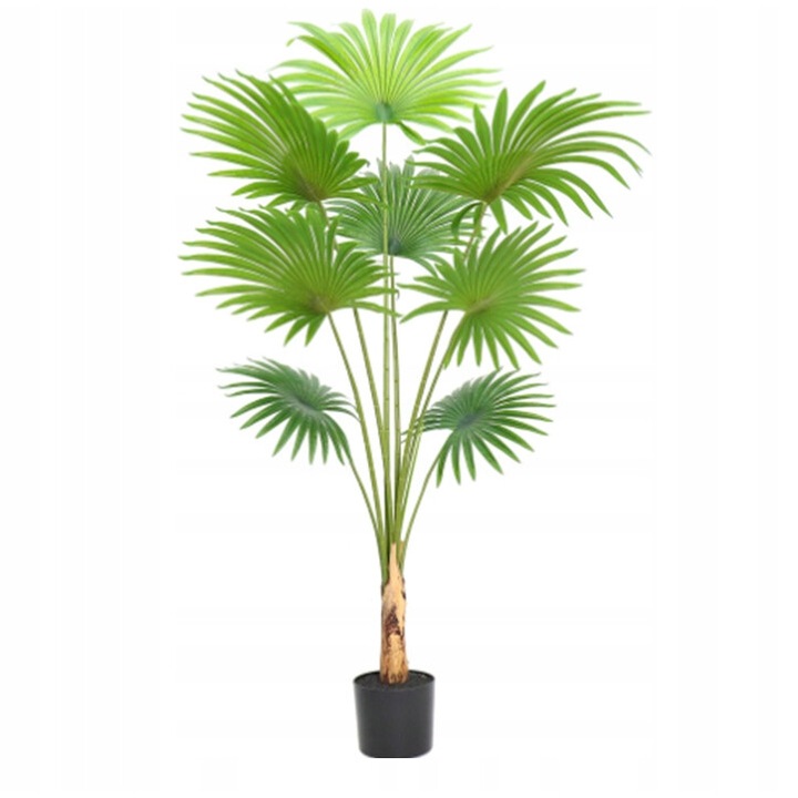 Planta artificiala palmier XXL in izolat realist, 160cm