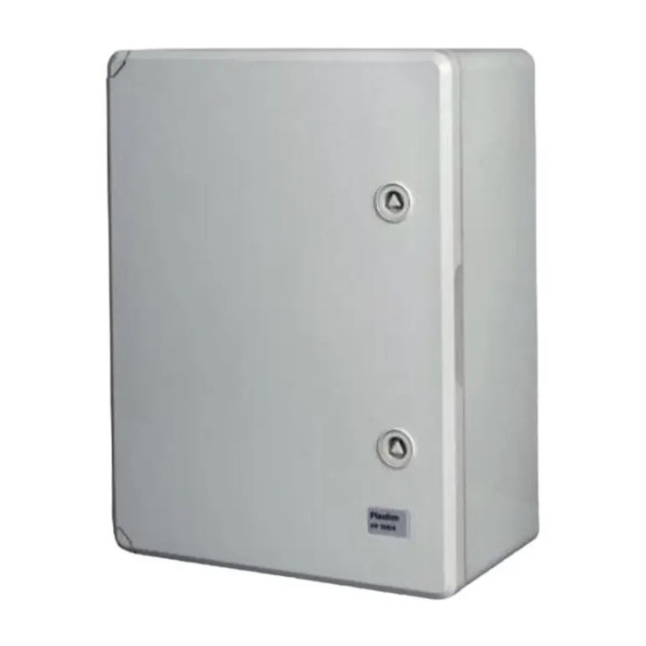 Cutie plastica cu usa gri, 300x400x220mm, IP65, Plastim