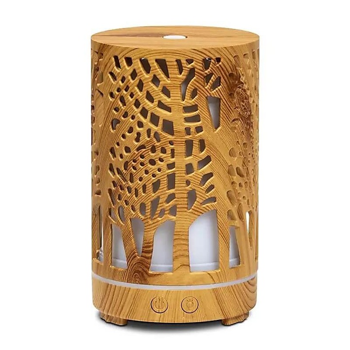 Aromaterápiás diffúzor, Yogi & Yogini, LED világítás, 300ml