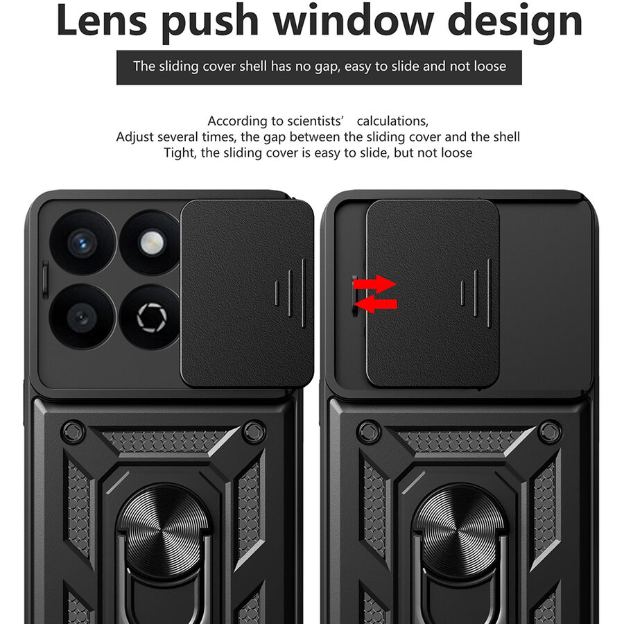 Husa pentru Honor 200 Smart / X7c - Techsuit CamShield Series - Black