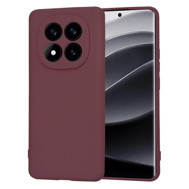 Калъф за Xiaomi Redmi Note 14 Pro+ - Techsuit SoftFlex - Plum Red