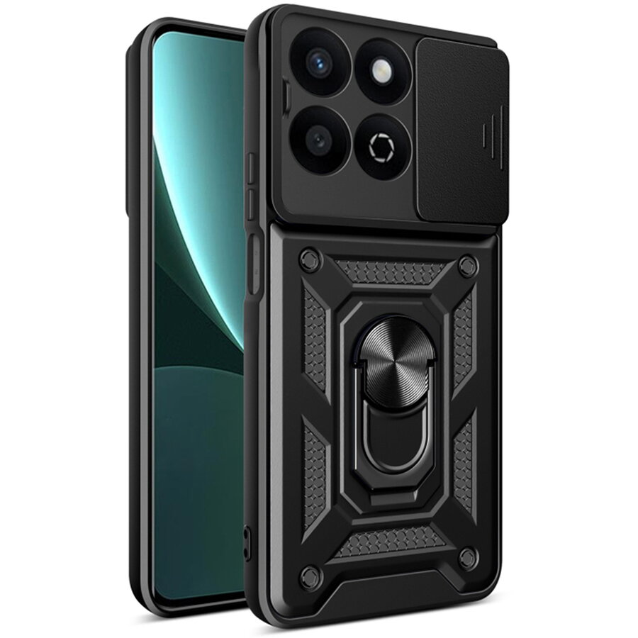 Husa pentru Honor 200 Smart / X7c - Techsuit CamShield Series - Black