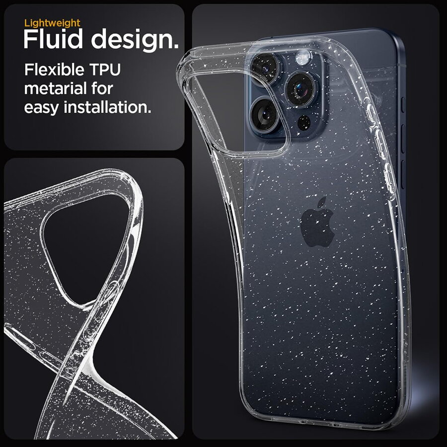 Husa pentru Oppo Reno14 F / Reno14 FS 5G - Techsuit SparkleSkin Series - Clear