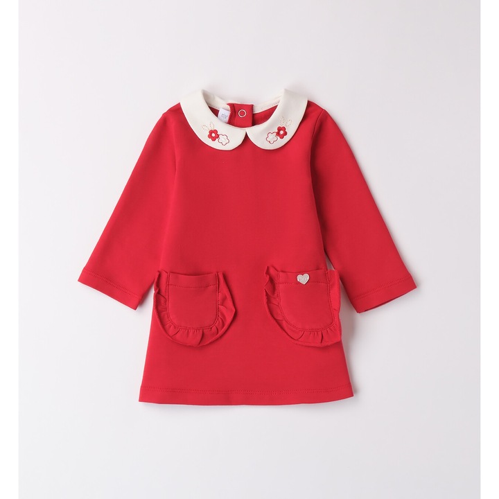 Rochie cu buzunare pentru fetite, Minibanda, 3.A755