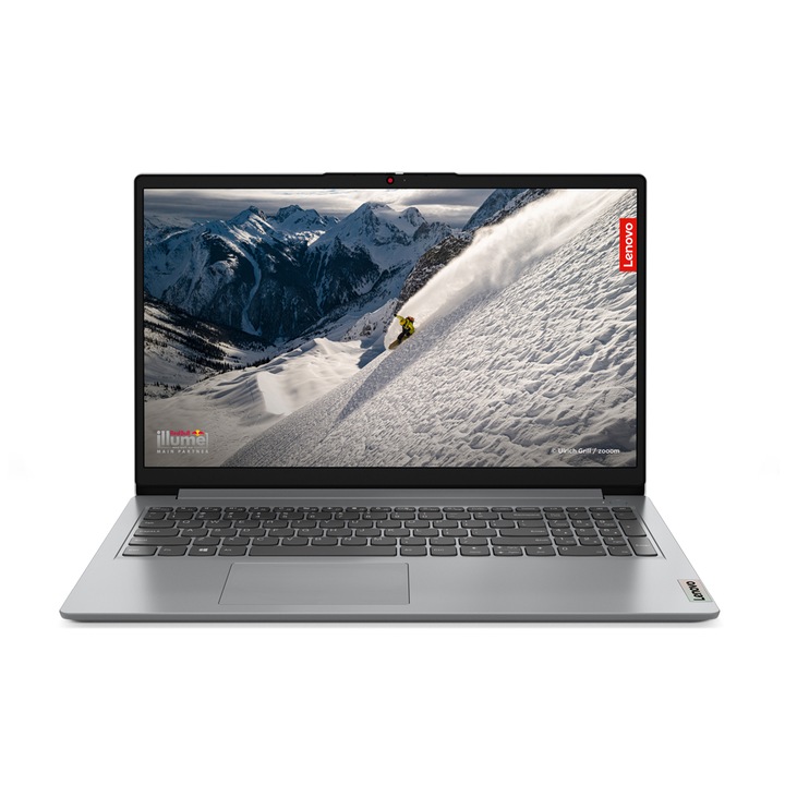 Lenovo IdeaPad 1 15ALC7 laptop, 82R40118BM, 15.6", AMD Ryzen 5 5500U (6 magos), AMD Radeon Graphics, 16GB 3200MHz (1x 8GB beépített) DDR4, Szürke